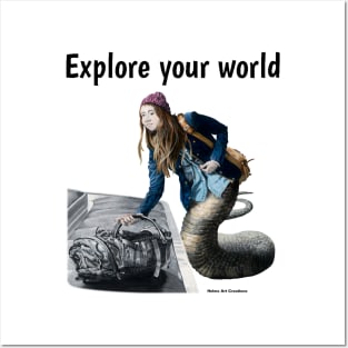 Naga Traveler Explore The World Adventure Posters and Art